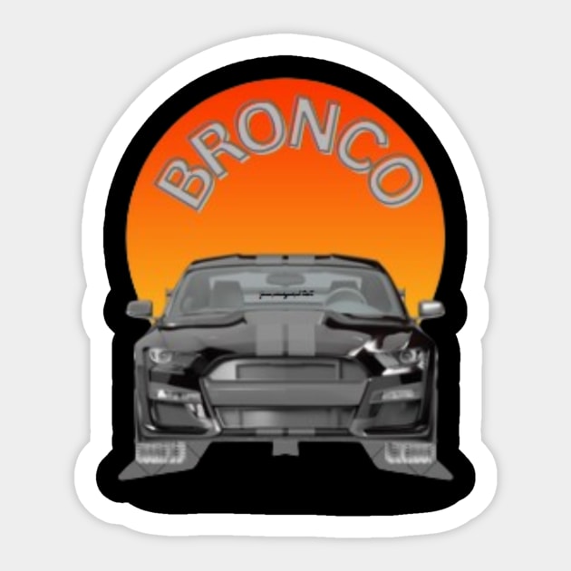Bronco Sticker by elmouden123